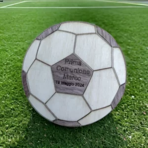 palla da calcio bomboniera calamita