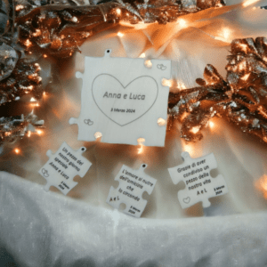 segnaposto puzzle perfetto per cerimonie o eventi